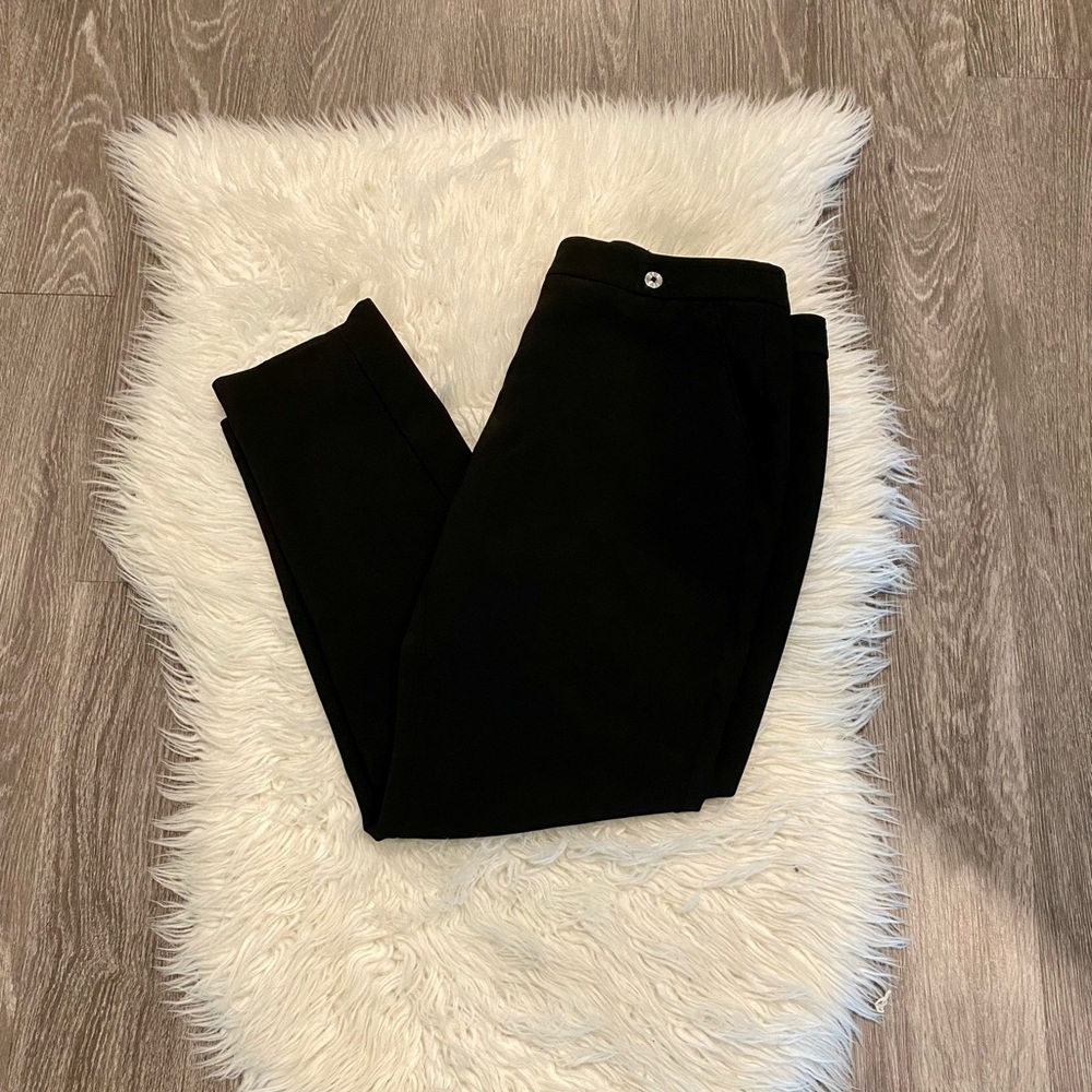 WHBM Taper Ankle Pants Size 6R in Black - Picture 2 of 12